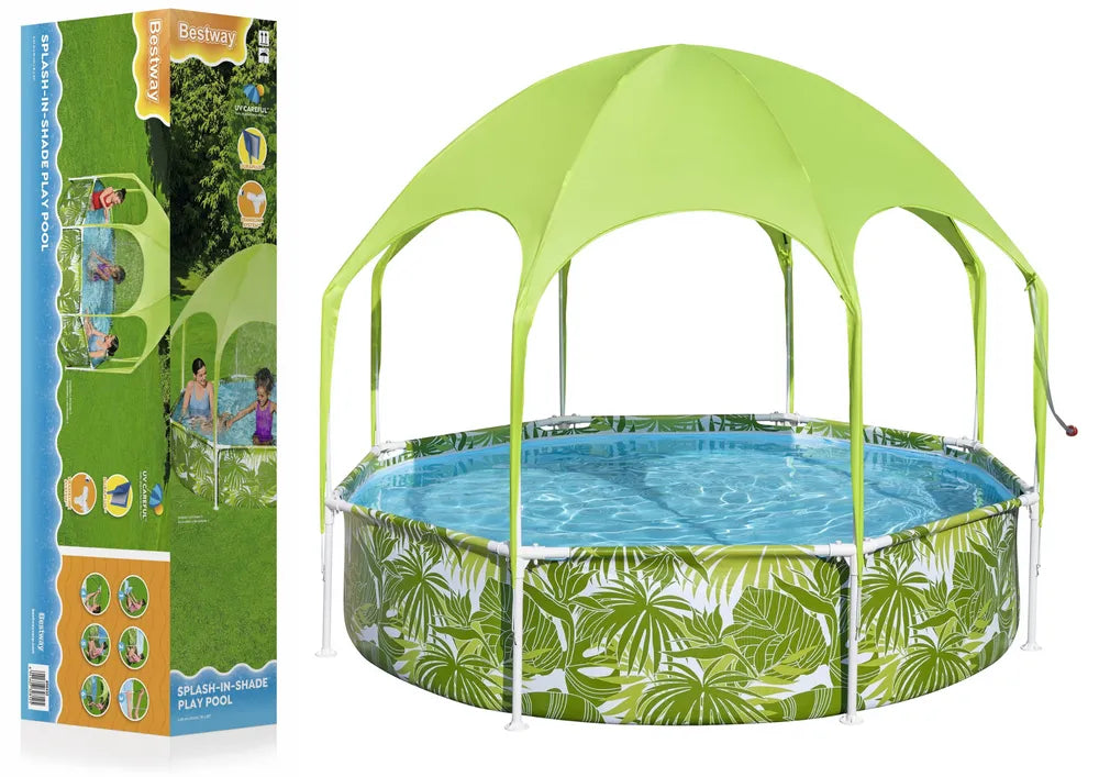 Bestway rėminis baseinas su stogeliu 244×51